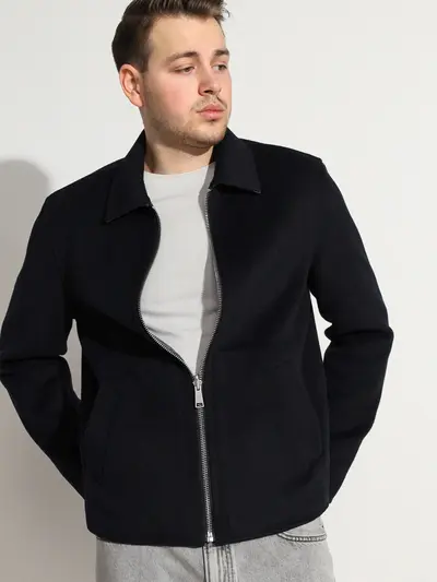 Куртка двусторонняя из смесовой шерсти